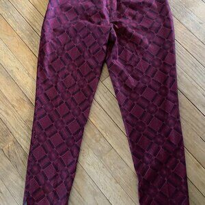 SLAZENGER Women's Red Black Golf Pants - Size 2
